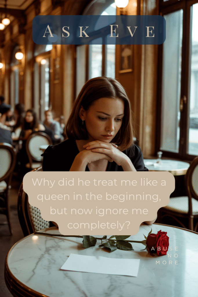 Why did he treat me like a queen in the beginning, but now ignore me completely?