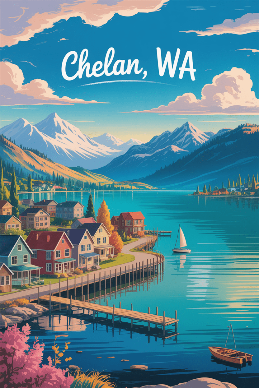 chelan wa scene