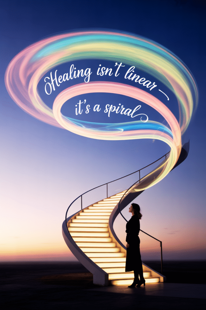 narcissistic abuse-healing isn't linear